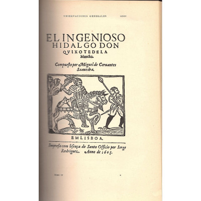 El Ingenioso Hidalgo Don Quijote de la Mancha / Miguel de Cervantes Saavedra