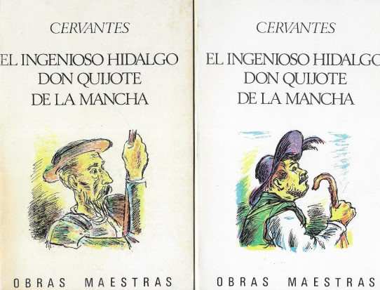 EL INGENIOSO HIDALGO DON QUIJOTE DE LA MANCHA 2 Volumenes