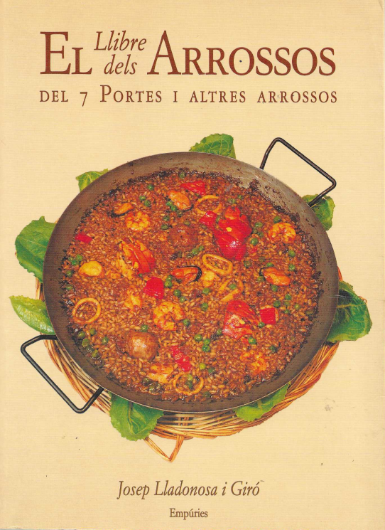 El llibre dels arrossos del 7 Portes i altres arrossos.