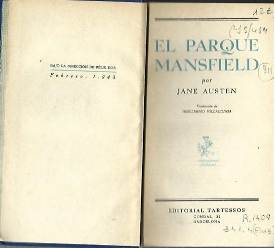 EL PARQUE DE MANSFIELD