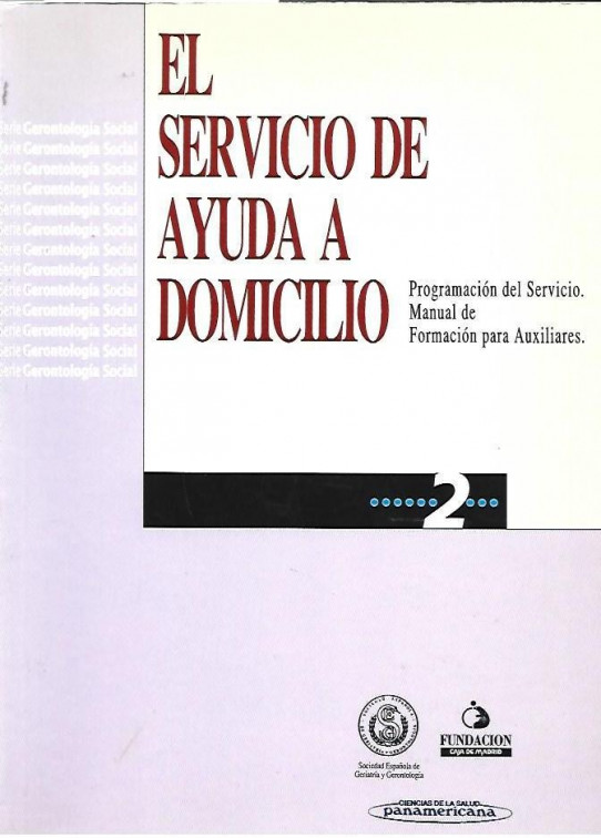 EL SERVICIO DE AYUDA A DOMICILIO