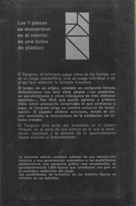 El Tangram. Juego de formas chino.