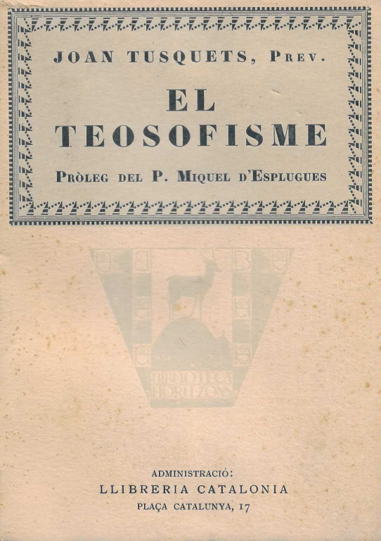 El Teosofisme.