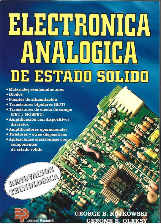 ELECTRÓNICA ANALÓGICA DE ESTADO SÓLIDO