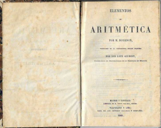 ELEMENTOS DE ARITMÉTICA.