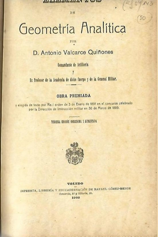 ELEMENTOS DE GEOMETRIA  ANALITICA