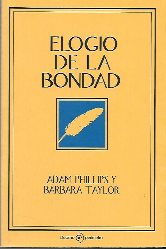 ELOGIO DE LA BONDAD