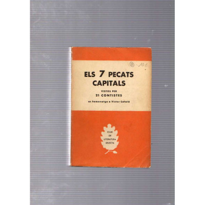 Els 7 pecats capitals. Vistos per 21 contistes