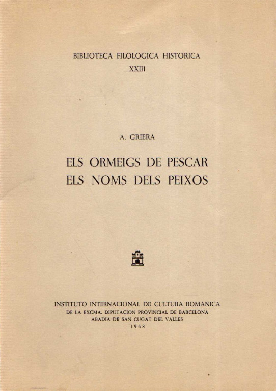 ELS ORMEIGS DE PESCAR - ELS NOMS DELS PEIXOS