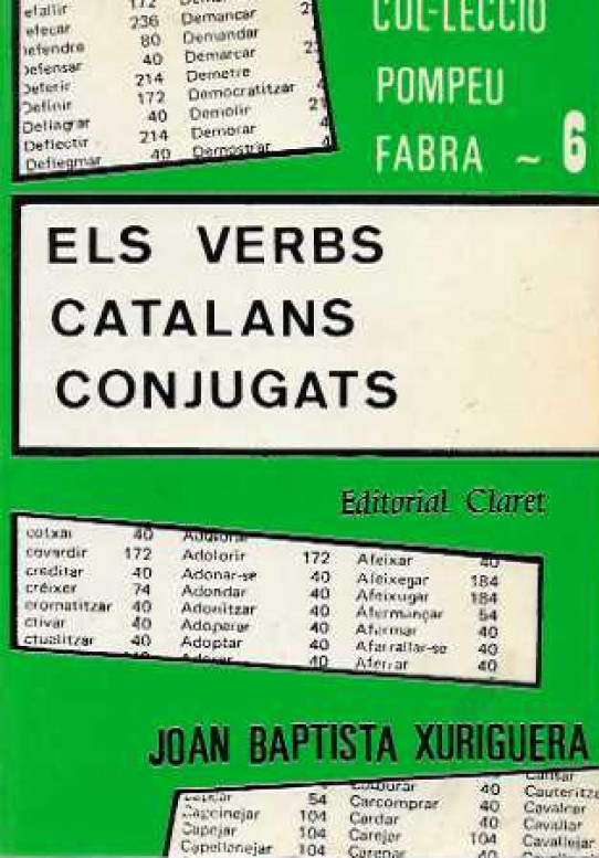 ELS VERBS CTALANS CONJUGATS.