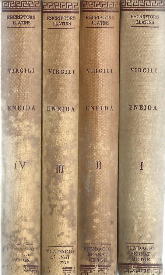 ENEIDA 4 Volums (obra completa) -Virgili-