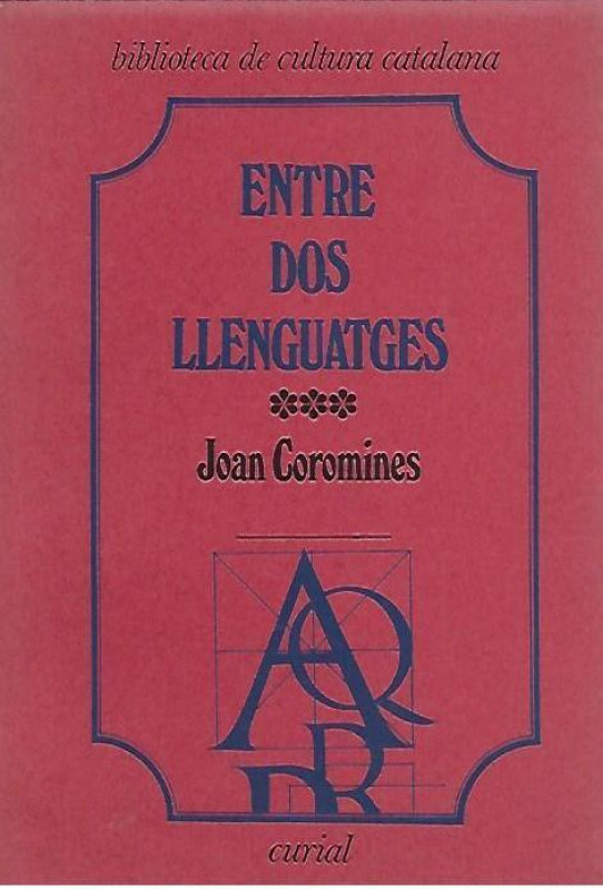 ENTRE DOS LLENGUATGES Volum 3er