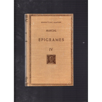 Epigrames IV / Marcial