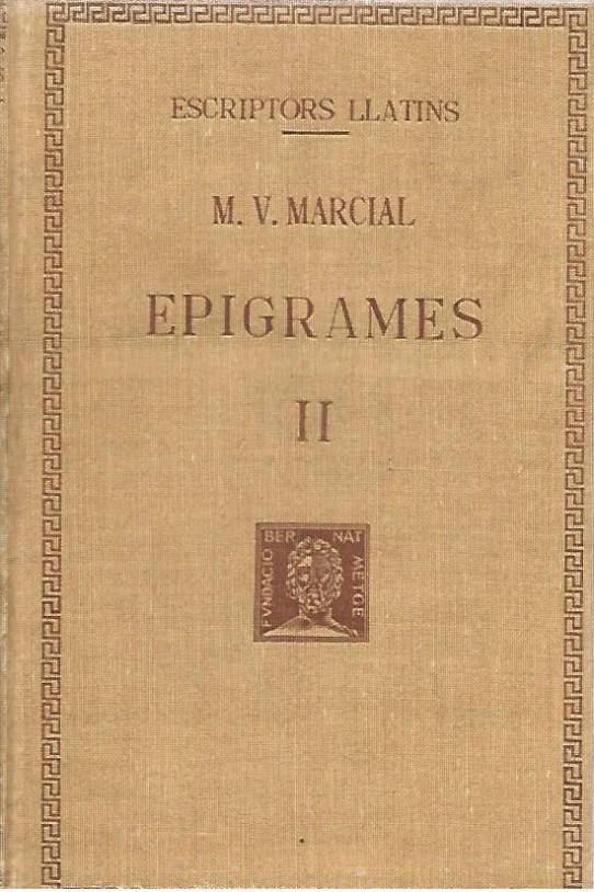 EPIGRAMES Volum II  (Marcial)