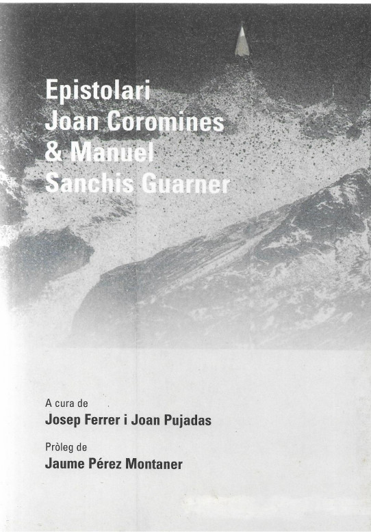 EPISTOLARI JOAN COROMINES & MANUEL SANCHIS GUARNER
