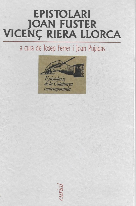 EPISTOLARI JOAN FUSTER, VICENÇ RIERA LLORCA