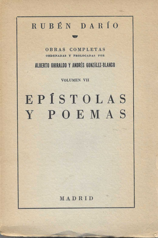 Epístolas y poemas