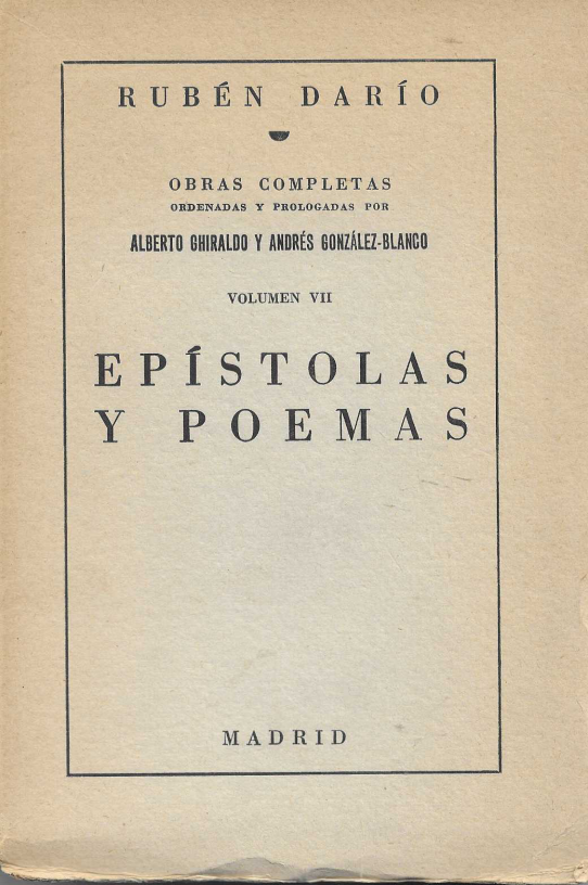 Epístolas y poemas