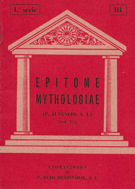 Epitome Mythologiae. Vol. 1º y 2º.  1ª serie, III (primer volúmen) y V (segundo volúmen)