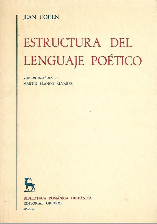 ESTRUCTURA DEL LENGUAJE POETICO