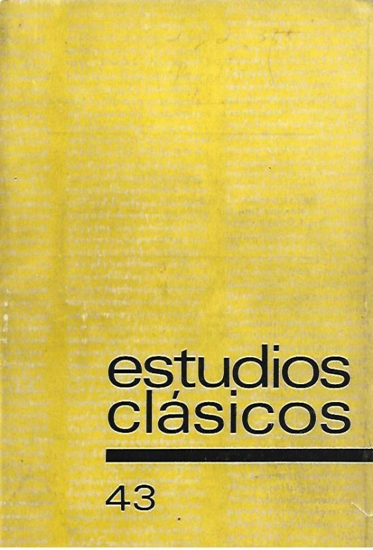 ESTUDIOS CLASICOS Nº 43