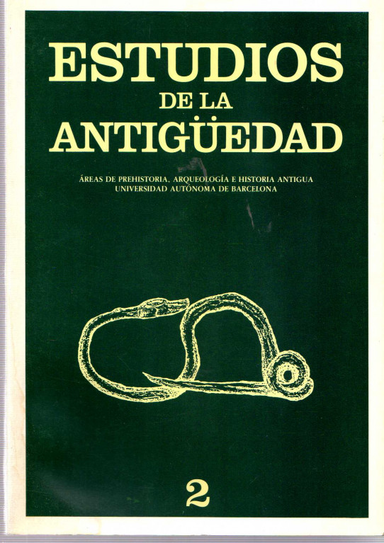 ESTUDIOS DE LA ANTIGÜEDAD 2VOLUMS