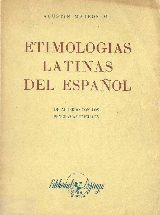 Etimologías latinas del español.
