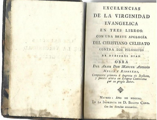 EXCELENCIAS DE LA VIRGINIDAD EVANGELICA