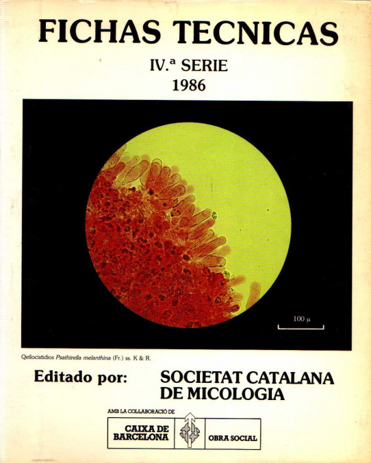 FICHAS TÉCNICAS. IVa SERIE. 1986