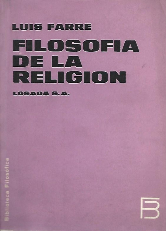 FILOSOFÍA DE LA RELIGIÓN