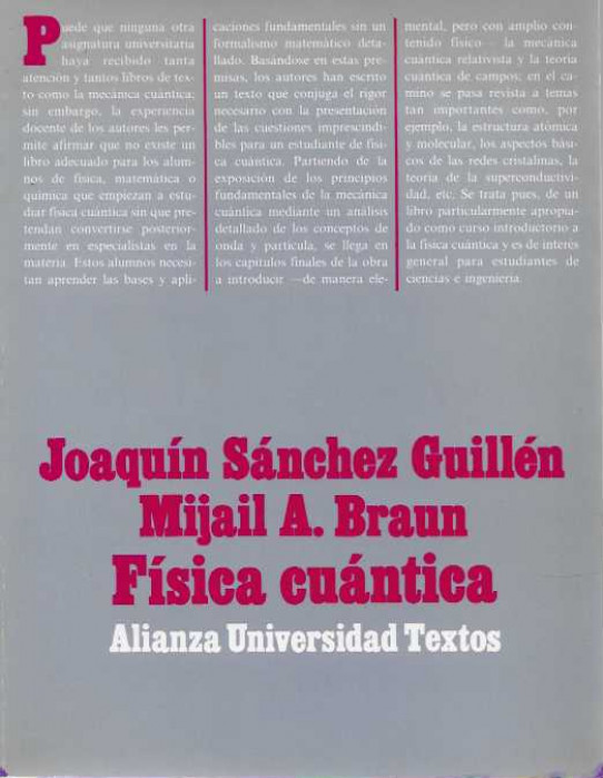 FISICA CUANTICA    -----------condicion excelente-------------------