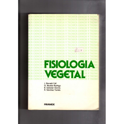 Fisilogía vegetal.