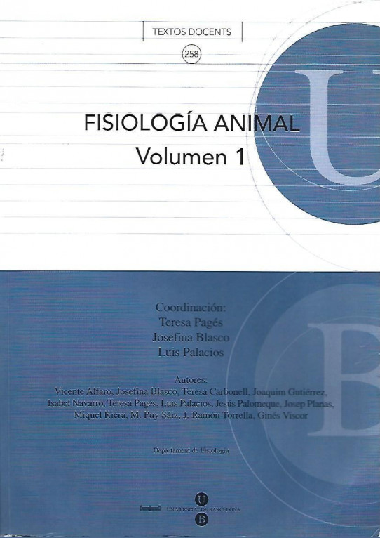 FISIOLOGIA ANIMAL, Volumenes 1 i 2