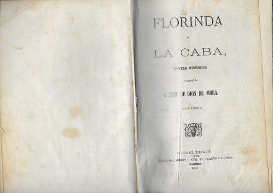 FLORINDA ó LA CABA (novela historica)