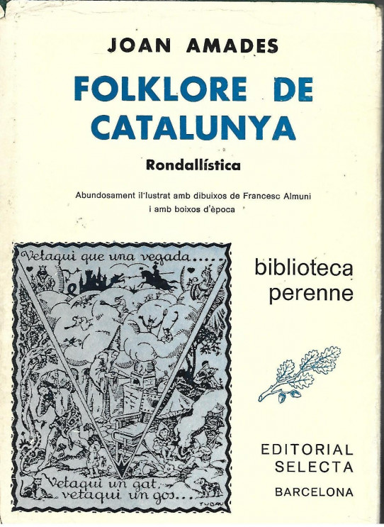 FOLKLORE DE CATALUNYA. Volum I : RONDALLISTICA