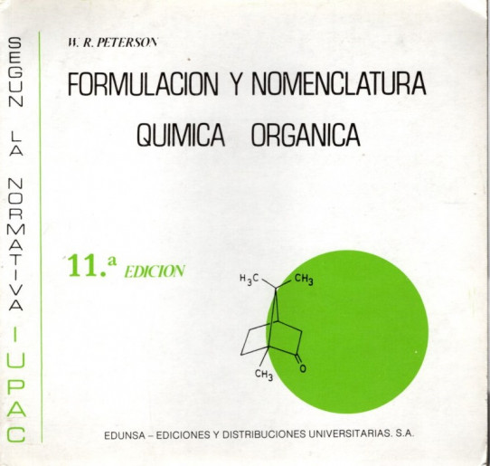 FORMULACIÓN Y NOMENCLATURA QUÍMICA ORGÁNICA