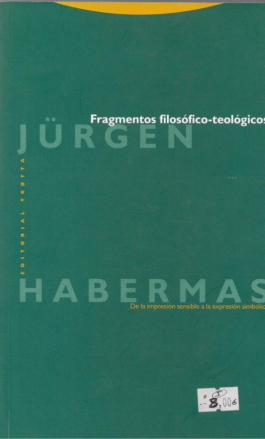 FRAGMENTOS FILOSOFICO-TEOLÓGICOS