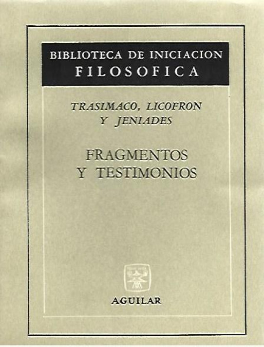 FRAGMENTOS Y TESTIMONIOS