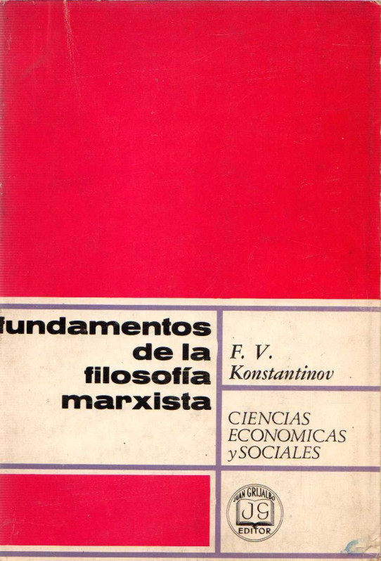 FUNDAMENTOS DE LA FILOSOFÍA MARXISTA