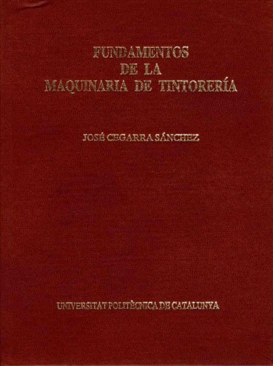 FUNDAMENTOS DE LA MAQUINARIA DE TINTORERÍA