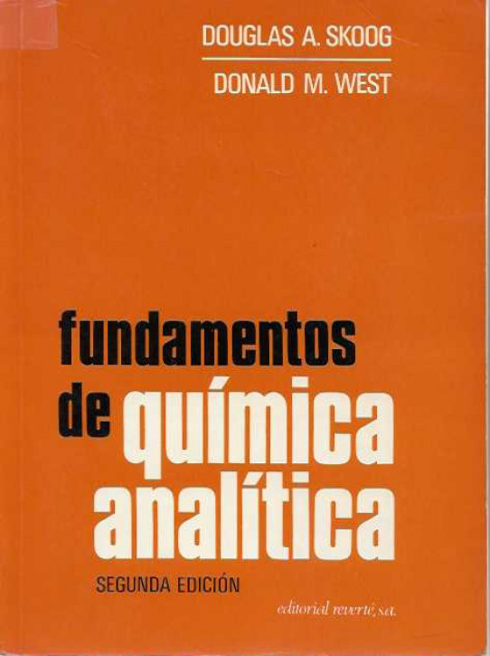 FUNDAMENTOS DE QUÍMICA ANALÍTICA.