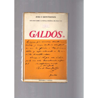 Galdós (2 volumenes) / Jose F. Montesinos