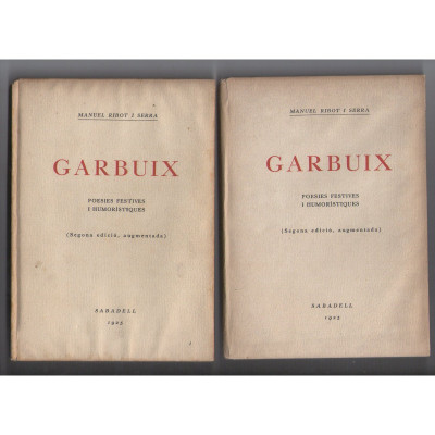 Garbuix : poesies festives i humorístiques / Manuel Ribot i Serra