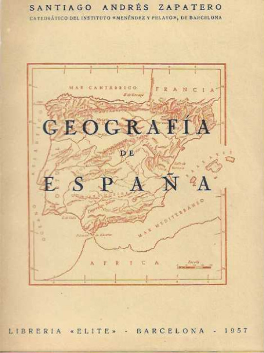 GEOGRAFÍA DE ESPAÑA.Estudios de bachillerato. Primer Curso.