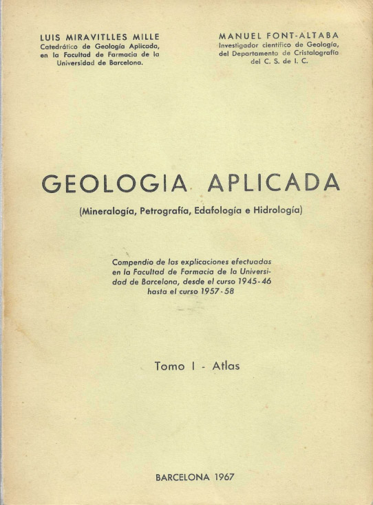 Geologia aplicada (Mineralogía, Petrografía, Edafología e Hidrología)