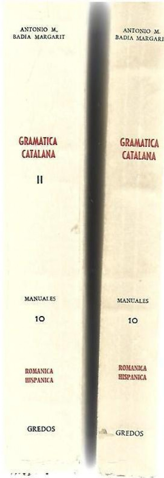 GRAMATICA CATALANA 2 Volumenes