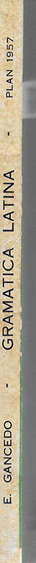 Gramática latina. Plan 1957