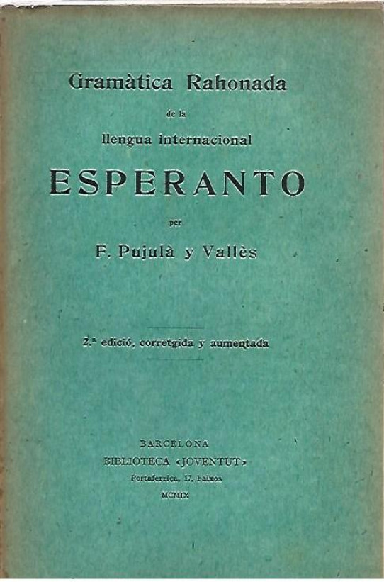 GRAMATICA RAHONADA DE LA LLENGUA INTERNACIONAL ESPERANTO