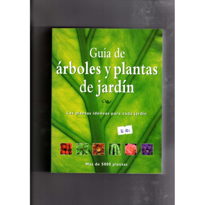 Guía de árboles y plantas de jardín.