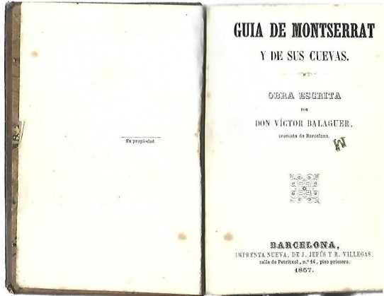 GUIA DE MONTSERRAT Y SUS CUEVAS